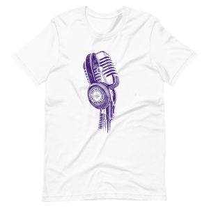 AHNA Microphone (Purple) Unisex T-Shirt